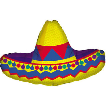 34inch / 86cm Sombrero Packaged - Foil Balloons