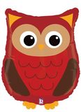 26inch Woodland Owl (C) Packaged - Foil Balloons