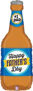 Betallic 34inch Shape Fathers Day Beer Bottle (C) - Seasonal
