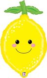 Betallic 29inch Shape Produce Pal Lemon (A) Pkg - Foil Balloons