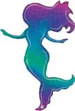 Betallic 52inch Shape Glitter Mermaid Holographic (O) Pkg - Foil Balloons