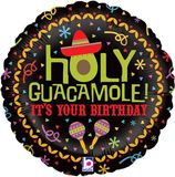 Holy Guacamole Birthday - Foil Balloons