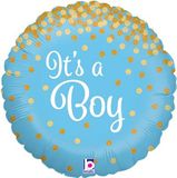 Glittering It’s a Boy Holographic - Foil Balloons