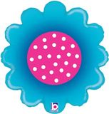 Betallic 18inch Spring Flowers Blue - Foil Balloons