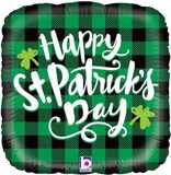 Betallic 18inch St. Pats Buffalo Plaid - Seasonal