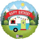 Betallic 18inch Happy Birthday Camper - Foil Balloons