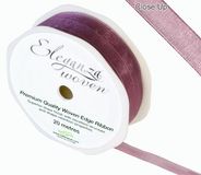 Woven Edge Ribbon 10mm x 20m Grape No.46 - Ribbons