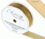 25mm Woven Ribbon Gold No.35A - Ribbons