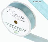 25mm Woven Ribbon Light Blue No.25 - Ribbons