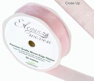 25mm Woven Ribbon Light Pink No.21 - Ribbons