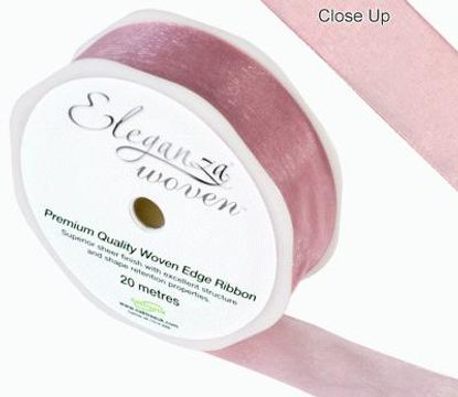 25mm Woven Ribbon Classic Pink No.07 - Ribbons