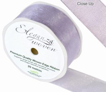 38mm Woven Ribbon Lavender No.45 - Ribbons