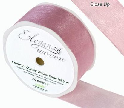 38mm Woven Ribbon Classic Pink No.07 - Ribbons