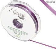 Eleganza Double Faced Satin 3mm x 50m Damson No.48 - Ribbons