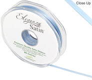 Eleganza Double Faced Satin 3mm x 50m Lt. Blue No.25 - Ribbons