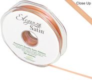 Eleganza Double Faced Satin 3mm x 50m Peach No.05 - Ribbons