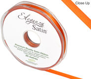 Eleganza Double Faced Satin 6mm x 20m Orange No.04 - Ribbons