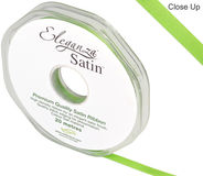 Eleganza Double Faced Satin 6mm x 20m Pistachio No.27 - Ribbons