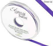 Eleganza Double Faced Satin 6mm x 20m Purple No.36 - Ribbons