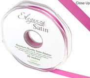 Eleganza Double Faced Satin 10mm x 20m Cerise No.29 - Ribbons