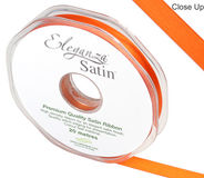 Eleganza Double Faced Satin 10mm x 20m Orange No.04 - Ribbons