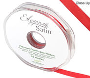 Eleganza Double Faced Satin 10mm x 20m Red No.16 - Ribbons