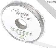 Eleganza Double Faced Satin 10mm x 20m Silver No.24 - Ribbons