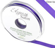 Eleganza Double Faced Satin 10mm x 20m Purple No.36 - Ribbons