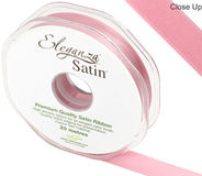 Eleganza Double Faced Satin 15mm x 20m Classic Pink No.07 - Ribbons