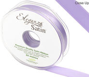 Eleganza Double Faced Satin 15mm x 20m Lavender No.45 - Ribbons