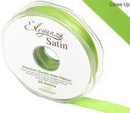 Eleganza Double Faced Satin 15mm x 20m Pistachio No.27 - Ribbons