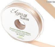 Eleganza Double Faced Satin 15mm x 20m Champagne Gold No.64 - Ribbons