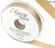 Eleganza Double Faced Satin 15mm x 20m Gold No.35 - Ribbons