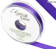 Eleganza Double Faced Satin 15mm x 20m Purple No.36 - Ribbons