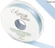 Eleganza Double Faced Satin 15mm x 20m Lt. Blue No.25 - Ribbons