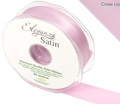 Eleganza Double Faced Satin 25mm x 20m Fashion Pink No.22 - Ribbons