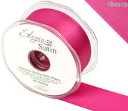 Eleganza Double Faced Satin 38mm x 20m  Fuchsia No.28 - Ribbons