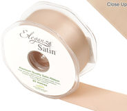 Eleganza Double Faced Satin 38mm x 20m Champagne Gold No.64 - Ribbons