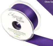 Eleganza Double Faced Satin 38mm x 20m Plum No.49 - Ribbons