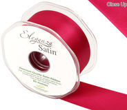 Eleganza Double Faced Satin 38mm x 20m Deep Cerise No.30 - Ribbons