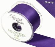 Eleganza Double Faced Satin 50mm x 20m Plum No.49 - Ribbons