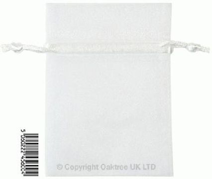 Eleganza bags 7cm x 10cm (10pcs) White No.01 - Gift Boxes / Bags