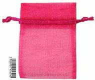 Eleganza bags 7cm x 10cm (10pcs) Deep Cerise No.30 - Gift Boxes / Bags