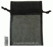 Eleganza bags 9cm x 12.5cm (10pcs) Black No.20 - Gift Boxes / Bags