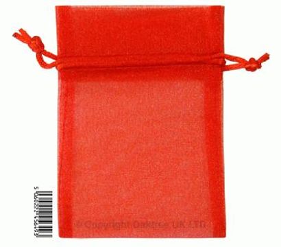 Eleganza bags 9cm x 12.5cm (10pcs) Red No.16 - Gift Boxes / Bags