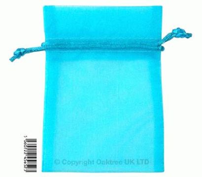 Eleganza bags 9cm x 12.5cm (10pcs) Turquoise No.55 - Gift Boxes / Bags