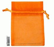 Eleganza bags 9cm x 12.5cm (10pcs) Orange No.04 - Gift Boxes / Bags