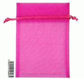 Eleganza bags 12cm x 17cm (10pcs) Fuchsia No.28 - Gift Boxes / Bags