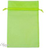 Eleganza bags 15cm x 22.5cm (10pcs) Lime green No.14 - Gift Boxes / Bags