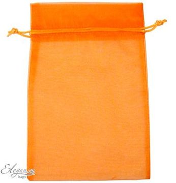 Eleganza bags 15cm x 22.5cm (10pcs) Orange No.04 - Gift Boxes / Bags